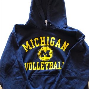 University of Michigan Vball Sweatshirt & Shirt